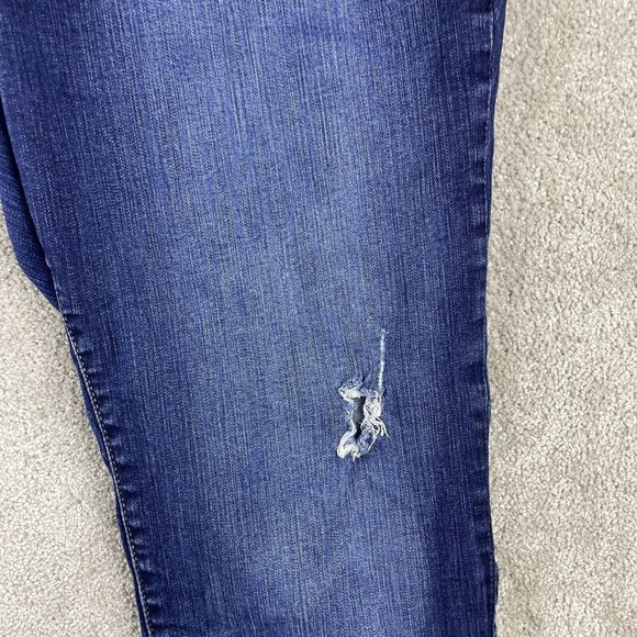 Torrid Boyfriend Straight Premium Stretch Mid-Rise Jeans Women's 20S Distressed - Picture 5 of 14